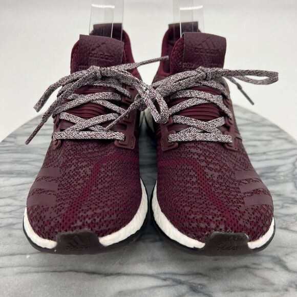 Adidas Mens 5 PureBoost ZG Maroon White Running Shoes Lace Up Low Top BA8457 - Picture 3 of 12